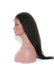 Elwigs Pre Plucked 360 Lace Frontal With Baby Hair 100% indian Remy Human Hair kinky straight Natural Black 10-22inch